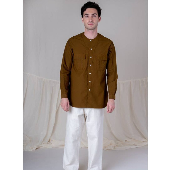 house of st. clair Other - House of St. Clair Green Long Button Down top